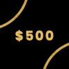 $500