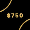 $750